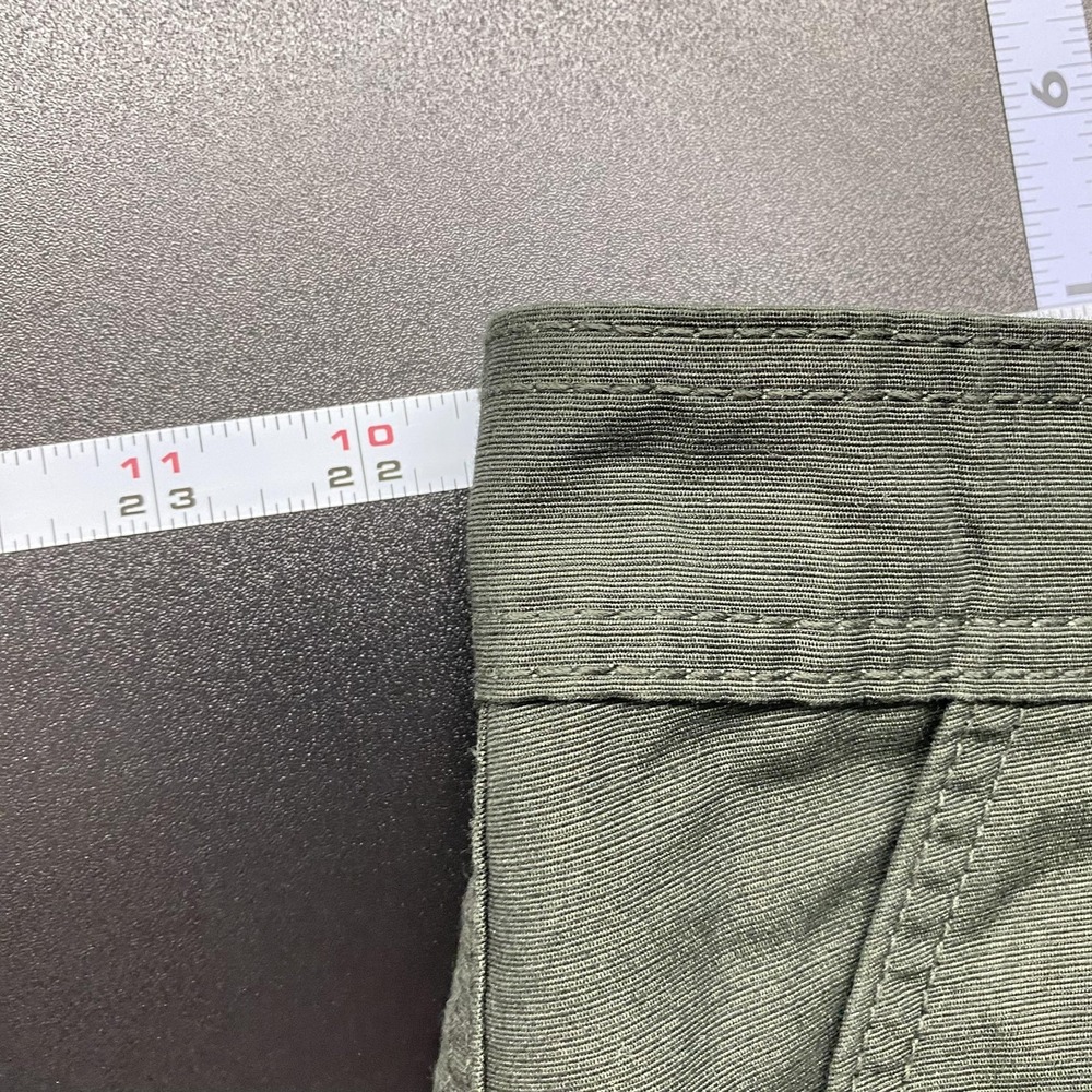 Lake & Trail Cargo Pants Mens 43x30 Green Elastic Waist Tear Resistant Workwear - Picture 13 of 16